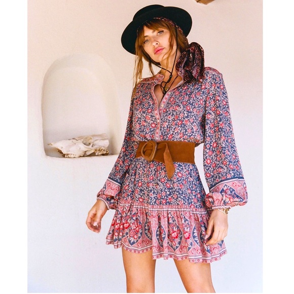 🚫SOLD🚫 NWOT Spell& The Gypsy jasmine play dress sz xs - Picture 2 of 8